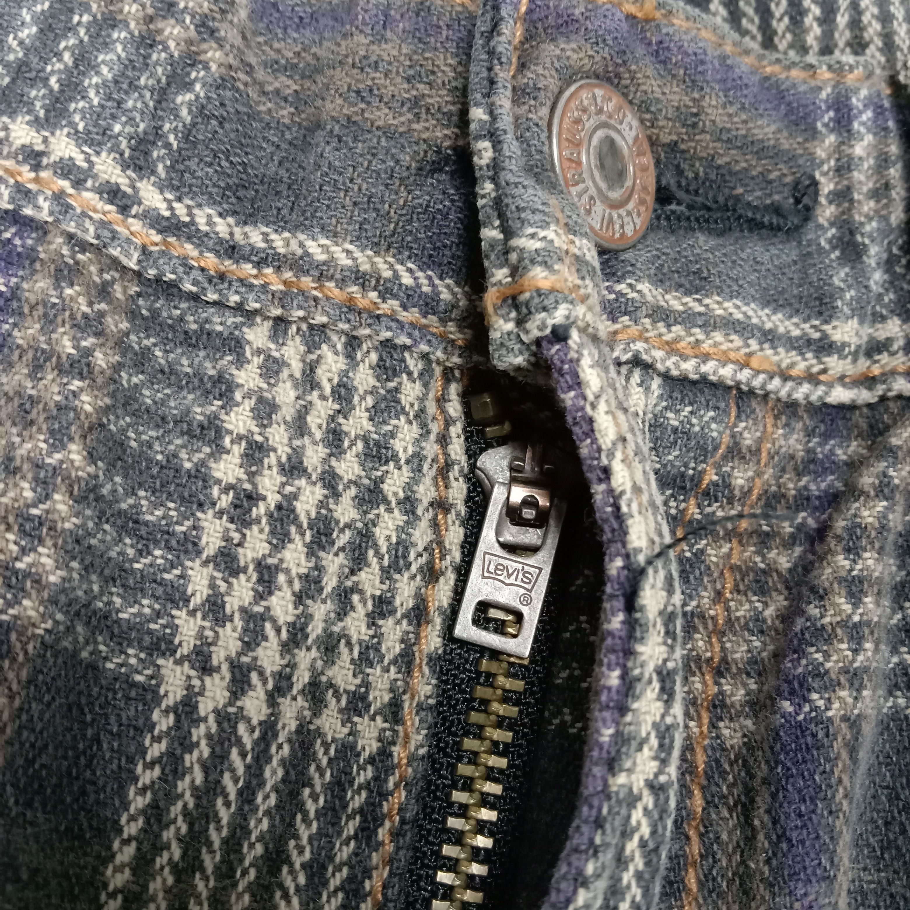 Levi's × Vintage Levi's 517 Tattersall Patern American Jeans Pants Size US 31 - 3 Thumbnail