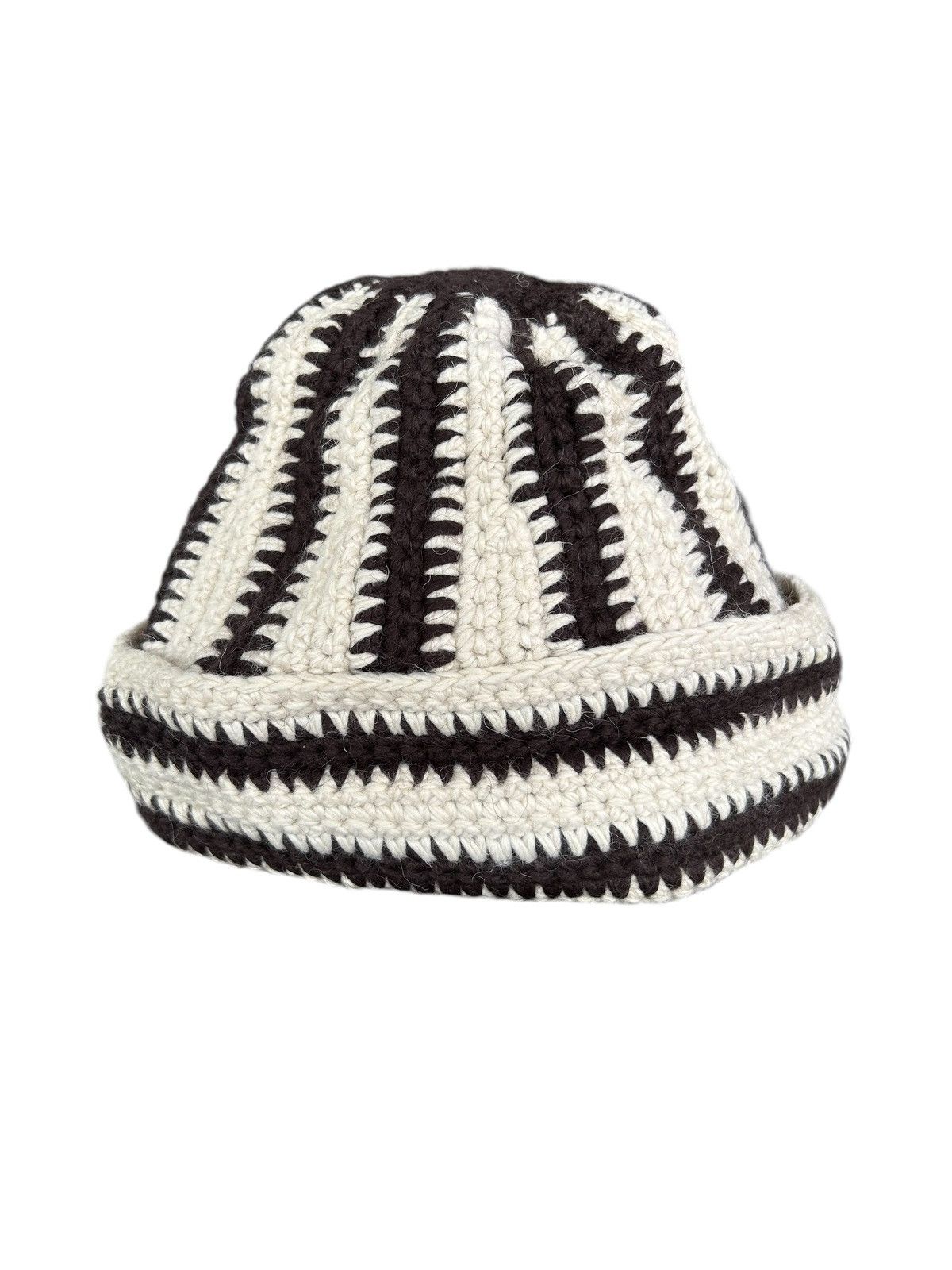 Japanese Brand × Kapital × Vintage Crochet Knitted SPIEWAK Beanie Hats ☠️☠️ Size ONE SIZE - 3 Thumbnail