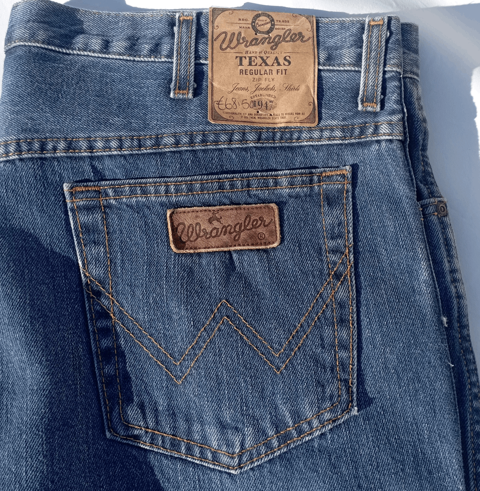 Wrangler NWT Wrangler Texas Regular Fit Jeans Blue W40 L32 Size US 40 / EU 56 - 1 Thumbnail