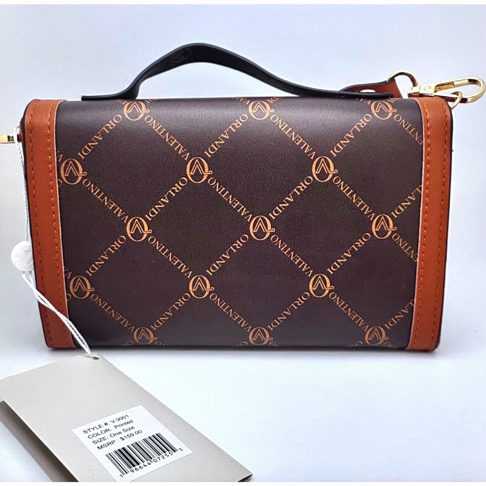 Other Valentino Orlandi Crossbody Logo Adjustable Bag Brown Size ONE SIZE - 6 Thumbnail