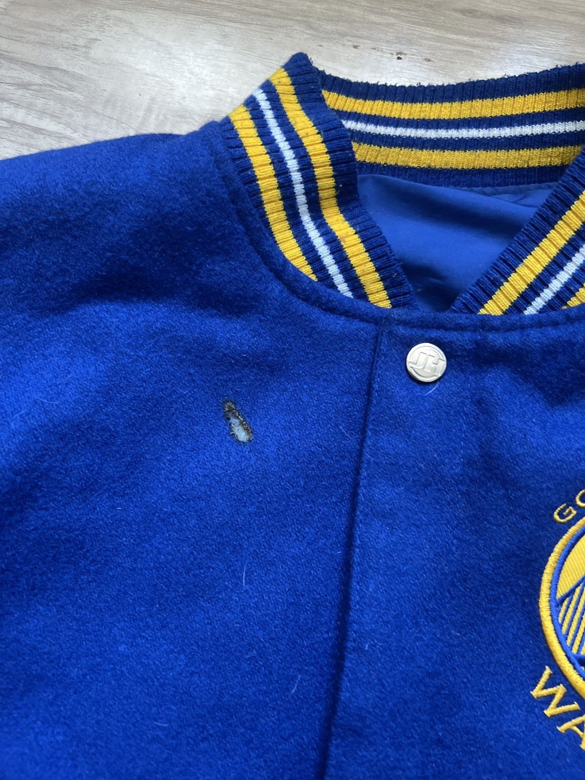 Jeff Hamilton Men's Golden State Warriors JH Design Royal Reversible Wool Size US S / EU 44-46 / 1 - 4 Thumbnail