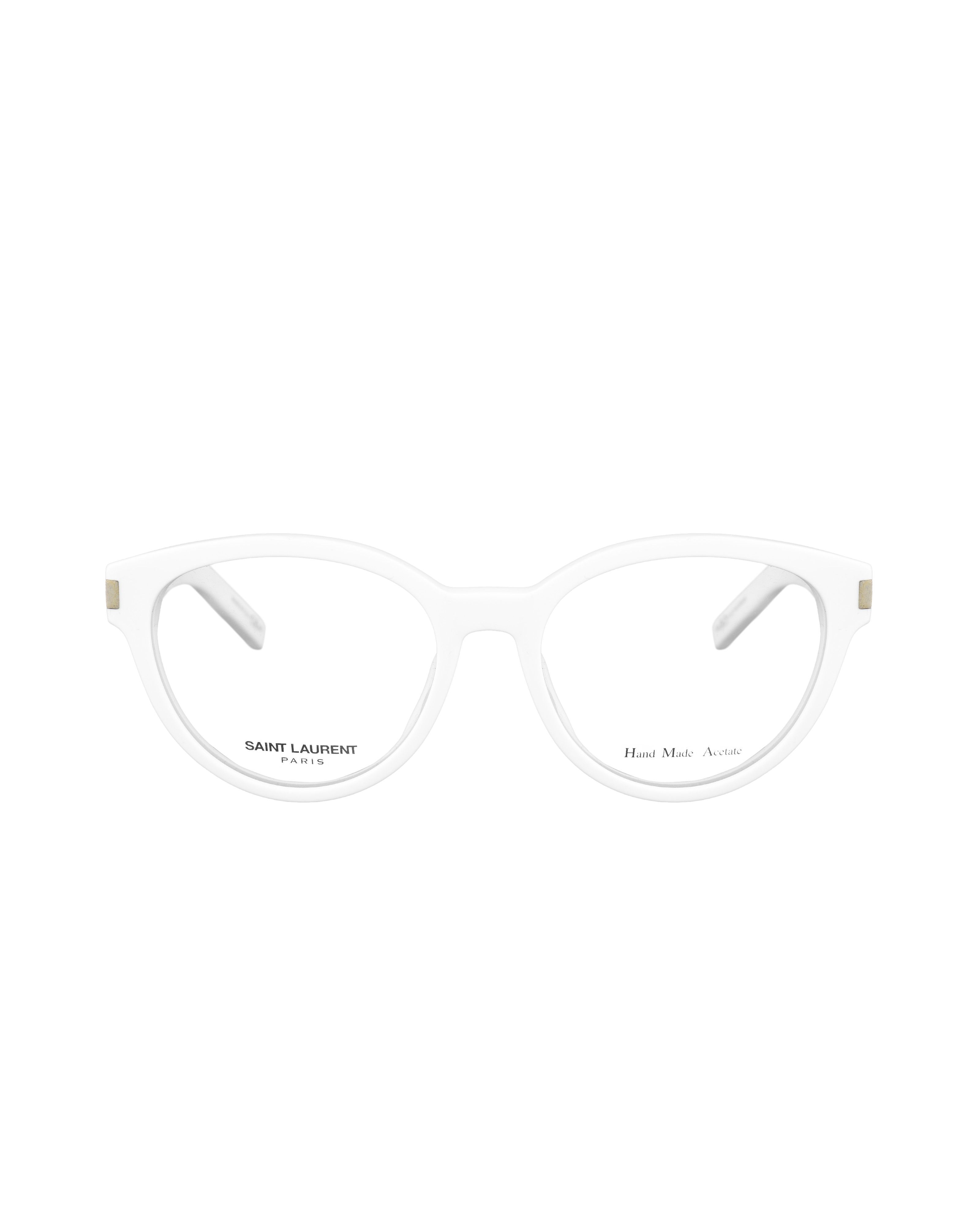 Saint Laurent Paris Saint Laurent 00s White Bold Classic Glasses Size ONE SIZE - 1 Thumbnail