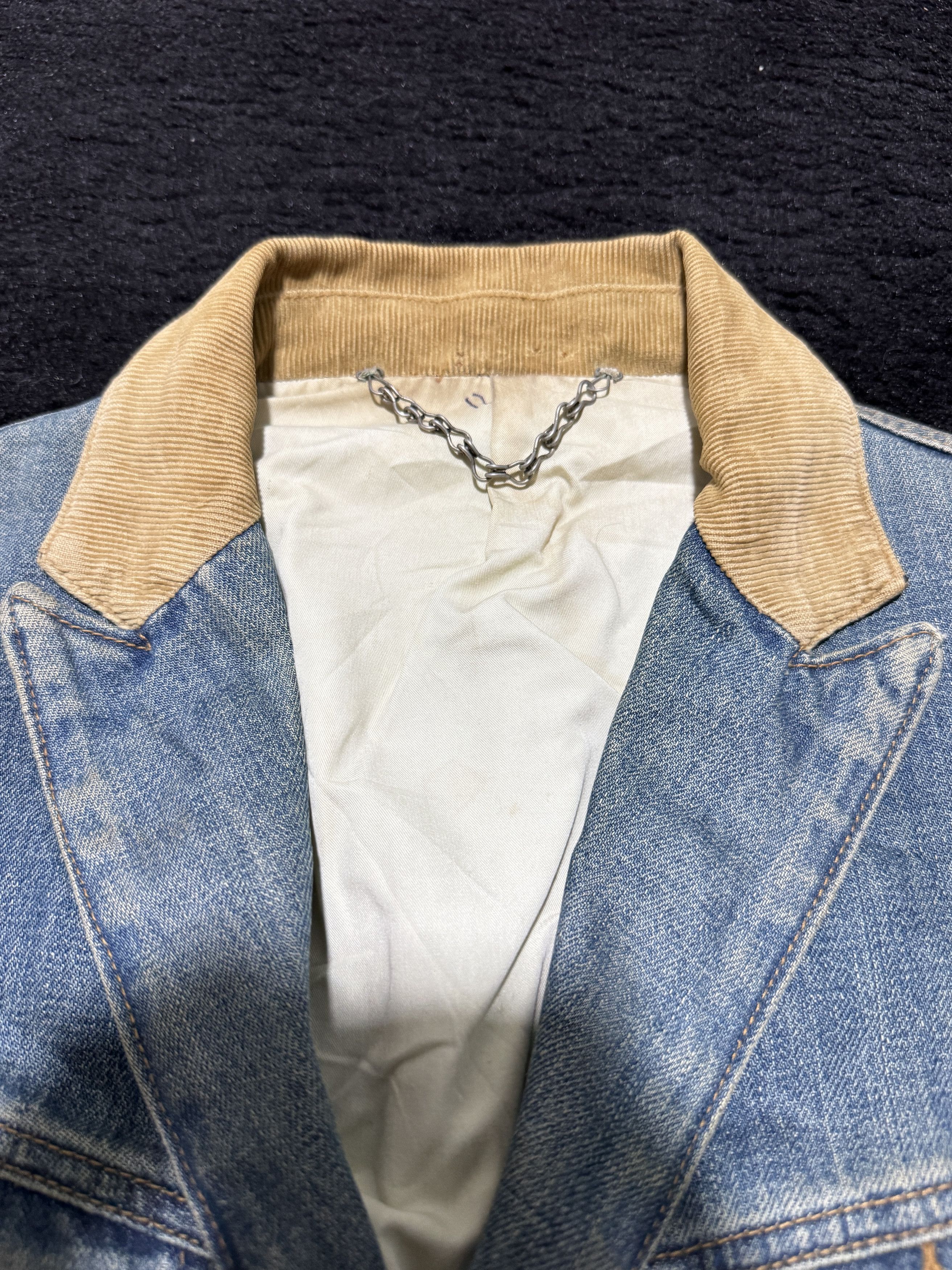 Maison MIHARA YASUHIRO Miharayasuhiro Denim Coat Jacket Patina Rusty Size US S / EU 44-46 / 1 - 3 Thumbnail