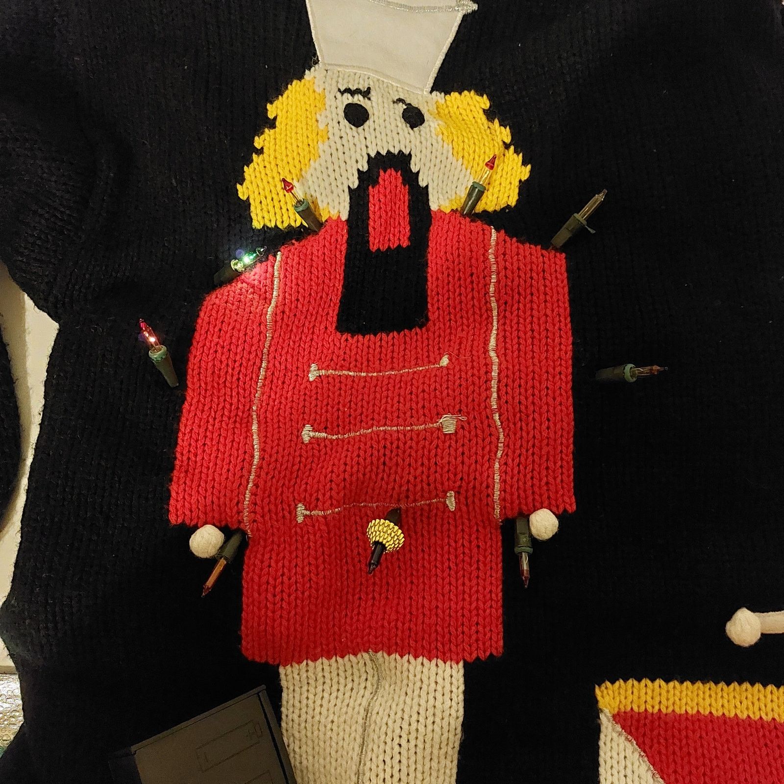 Vintage JJ.Fargo Ugly Christmas Sweater Drummer Boy Nutcracker Sz M Size M / US 6-8 / IT 42-44 - 7 Thumbnail