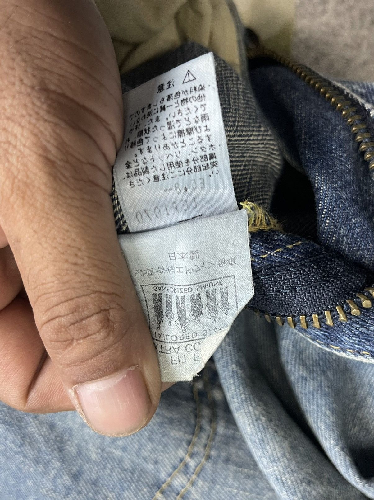 Lee Vintage Lee Riders Selvedge Faded Talon Zipper Size US 32 / EU 48 - 21 Thumbnail