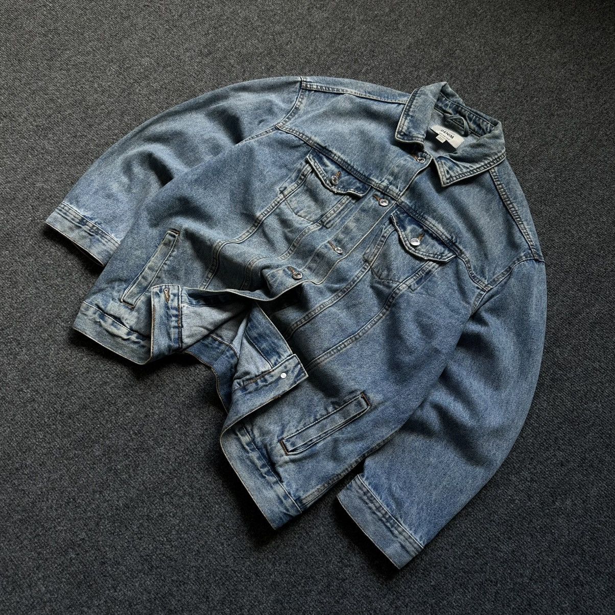 New Look VTG Man Denim Jacket New Look Size XL Y2K 00s USA Hype Trend Size US XL / EU 56 / 4 - 1 Thumbnail