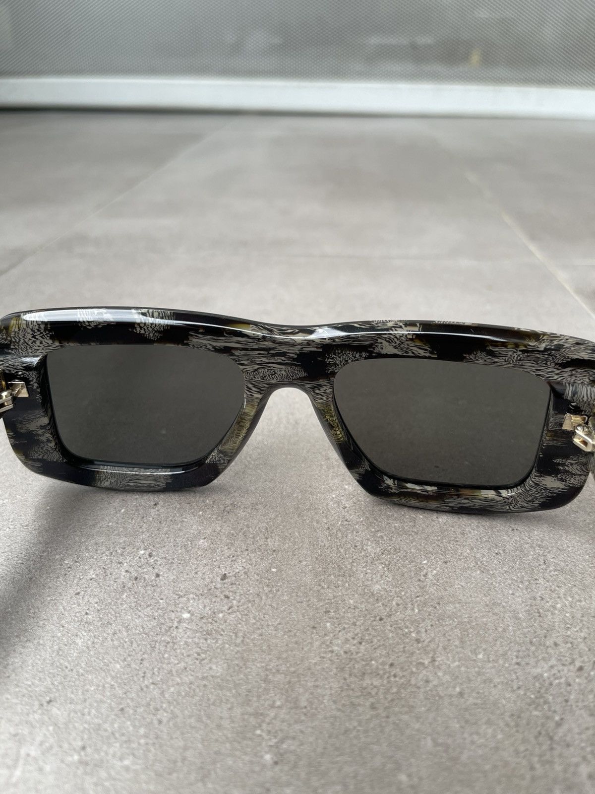 Retrosuperfuture !DS! Retrosuperfuture Virgilio Volante Square Sunglasses Size ONE SIZE - 9 Thumbnail