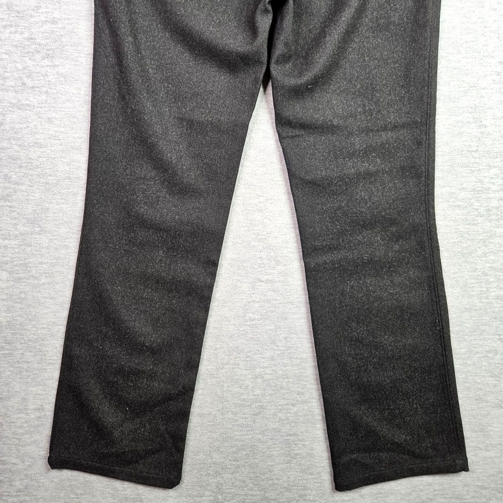 Vintage Ibex Women's 8 Black Straight Leg Dress Pants 100% Merino Wool Activewear Outdoor Workplace Size 30" / US 8 / IT 44 - 7 Thumbnail
