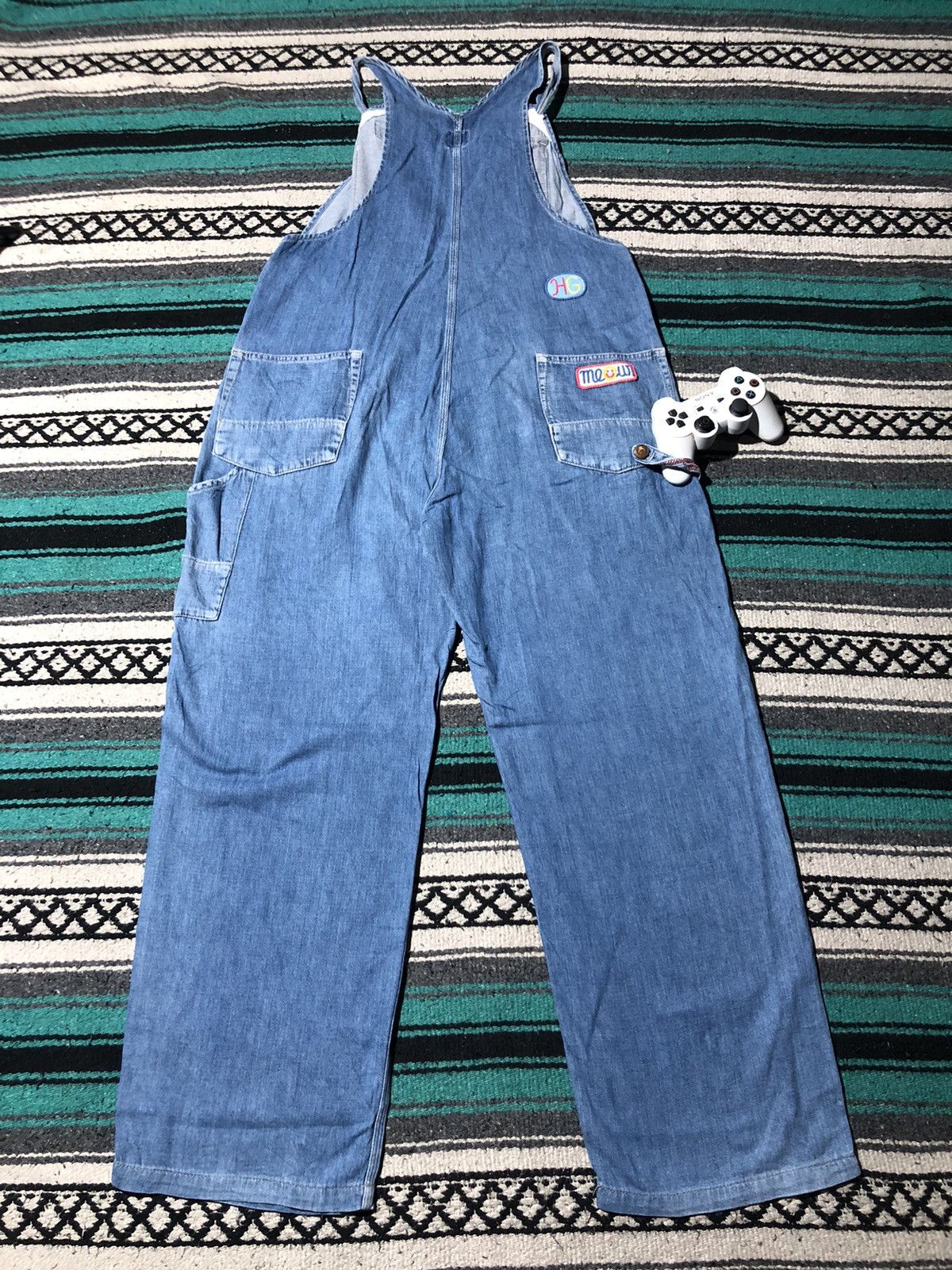 Hysteric Glamour Rare !! Hysteric Glamour Overalls Denim Size 28" / US 6 / IT 42 - 5 Thumbnail