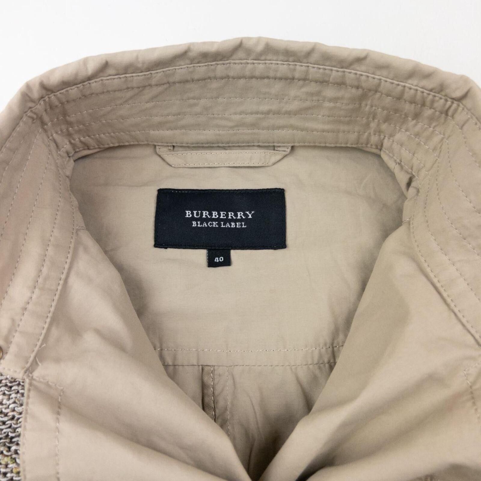 Burberry Vintage 2000s Burberry Black Label Knitted Trench Jacket L Size L / US 10 / IT 46 - 3 Thumbnail