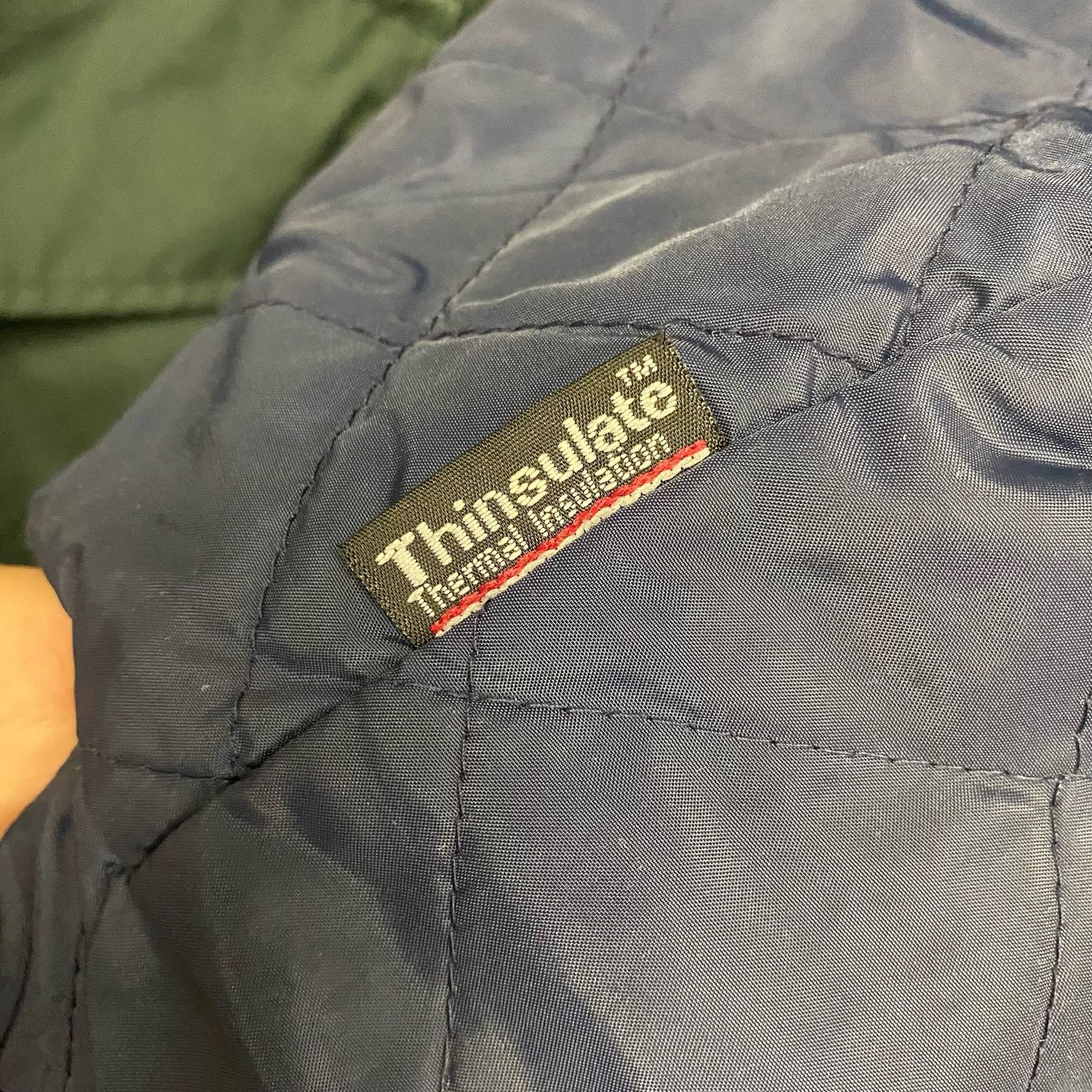 Lands' End Vintage Lands End Green Quilted Parka Jacket Chore Coat Size US M / EU 48-50 / 2 - 5 Thumbnail