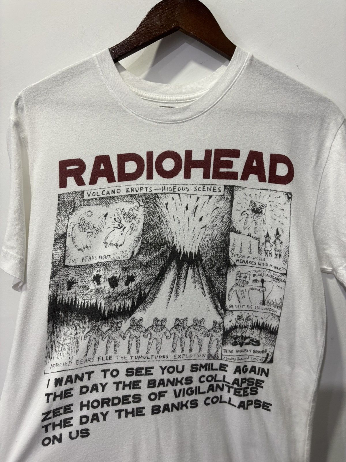 Band Tees Radiohead Tshirt Size US M / EU 48-50 / 2 - 2 Thumbnail