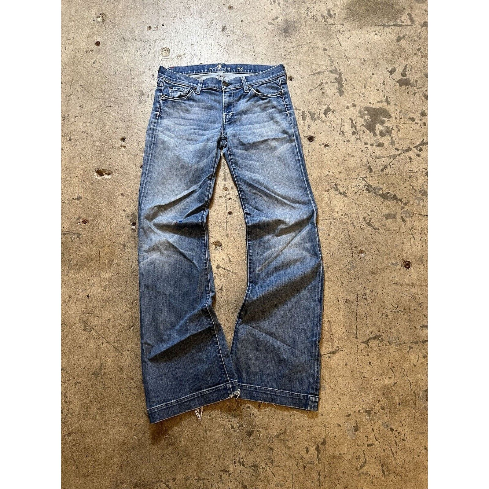 7 For All Mankind Seven For All Mankind Dojo Blue Jeans Womens Size 31 Size 31" - 2 Thumbnail