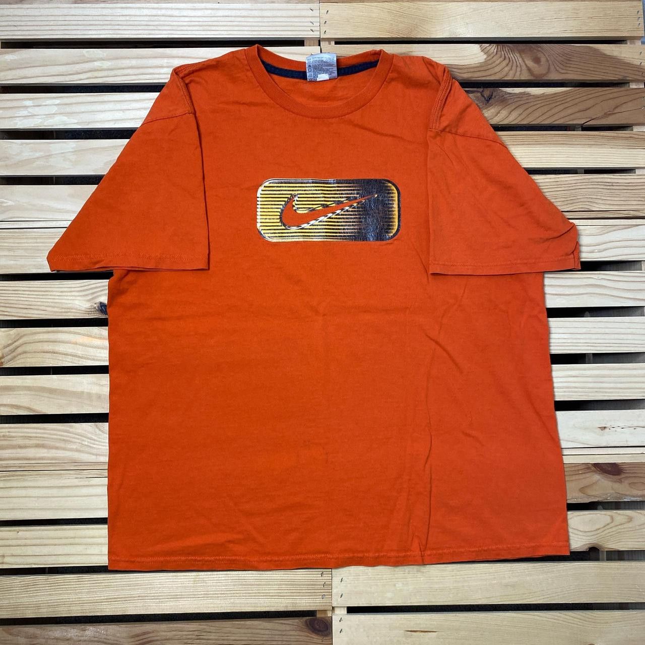 Nike Vintage Nike Orange Tee Size Large Size US L / EU 52-54 / 3 - 1 Thumbnail