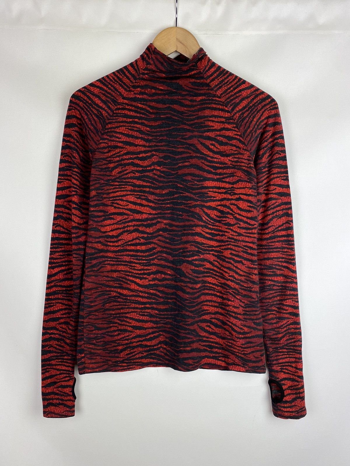 Kenzo Kenzo x H&M animal pattern high neck wool tunic blouse Size M / US 6-8 / IT 42-44 - 1 Thumbnail