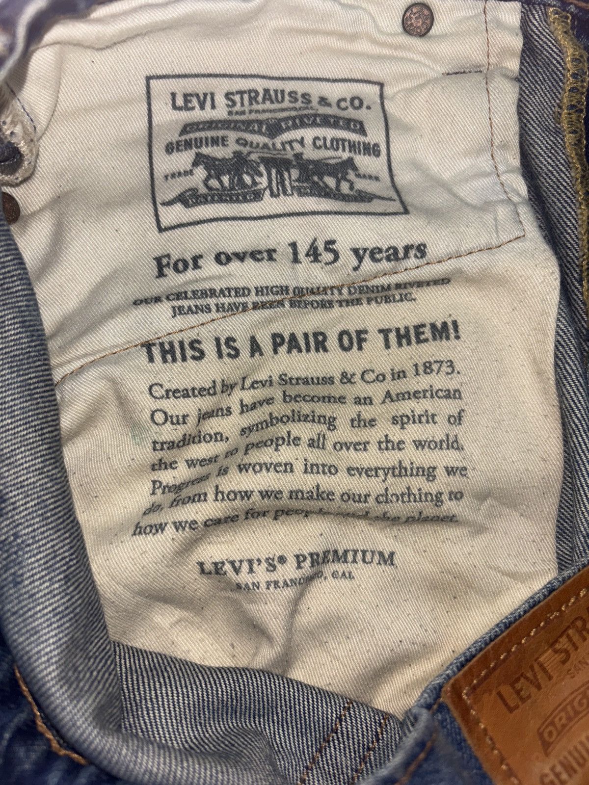 Designer × Levi's × Vintage levi jeans Size US 32 / EU 48 - 9 Thumbnail