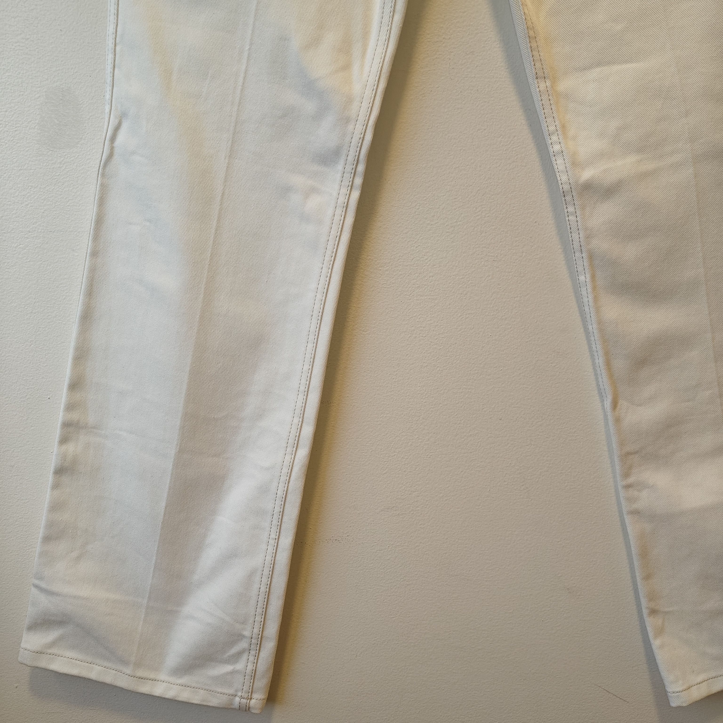 Lemaire Lemaire flared white denim trousers size 48 eu $600 Size US 32 / EU 48 - 8 Thumbnail