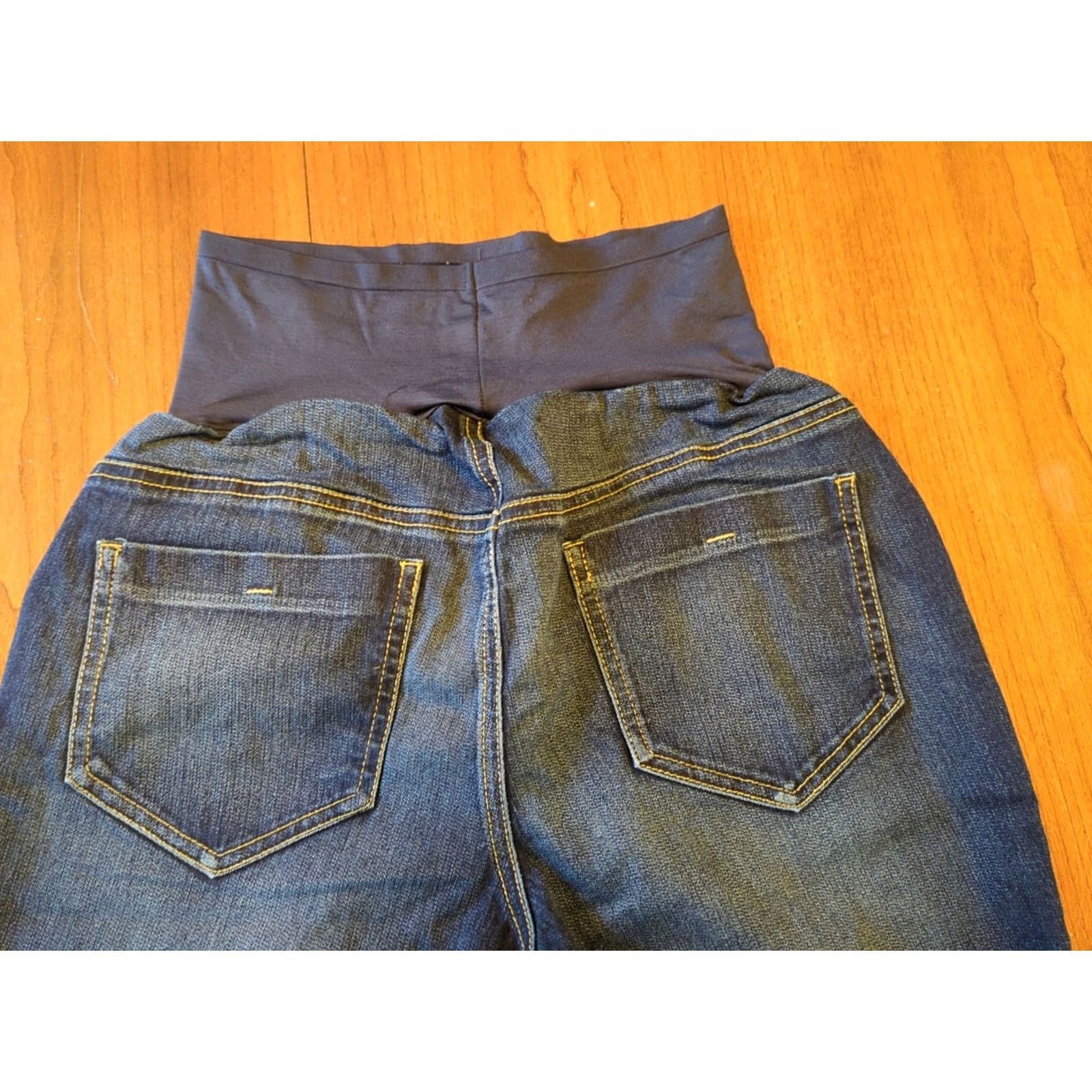 Old Navy Old Navy Jeans Skinny 4 Reg Women Blue Slim Maternity Full Panel Vintage No Size 27" / US 4 / IT 40 - 5 Thumbnail