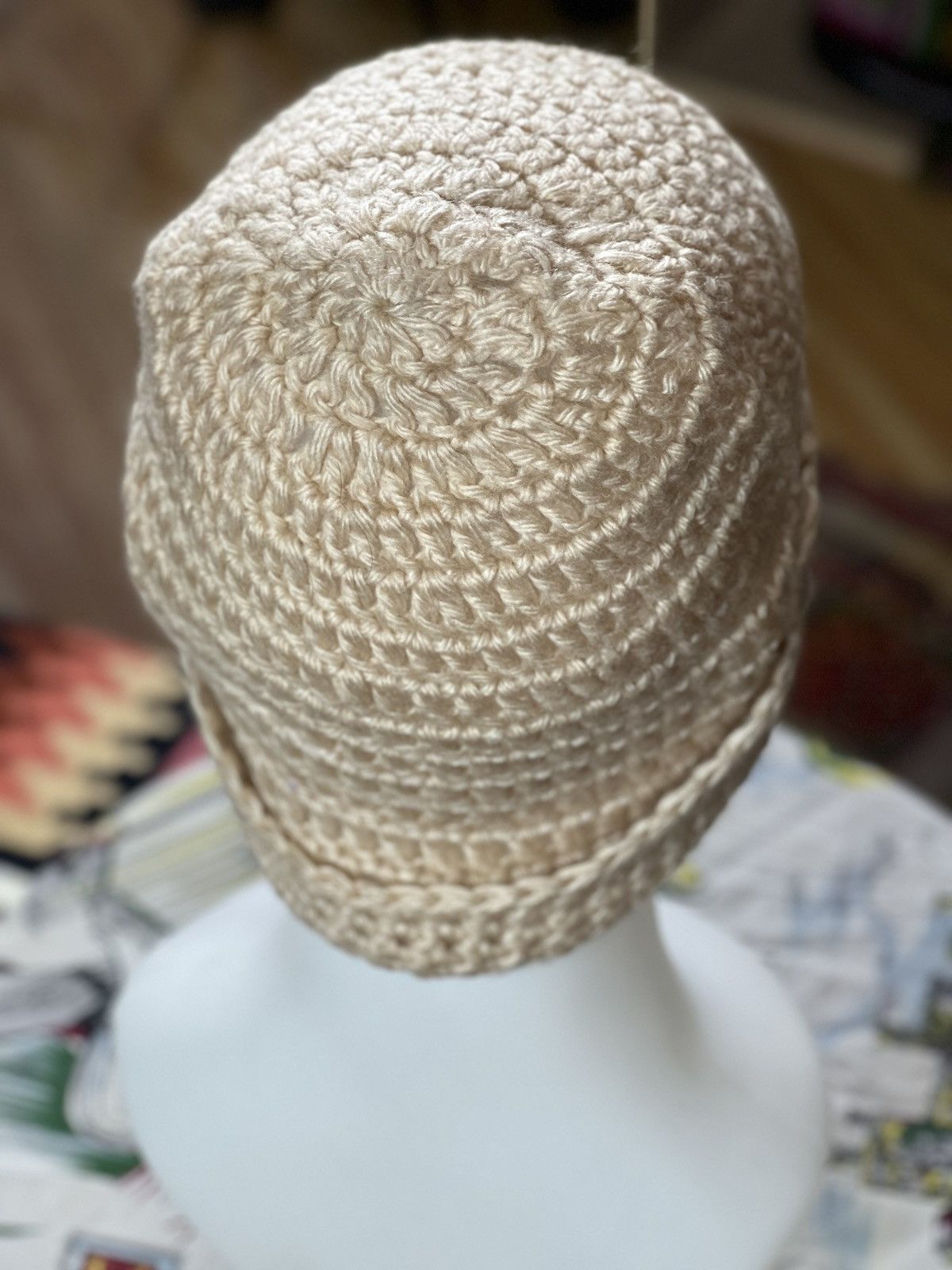 Japanese Brand Beanie Hat Cream Cable Knit SIZE 56-58 CM Size ONE SIZE - 5 Thumbnail