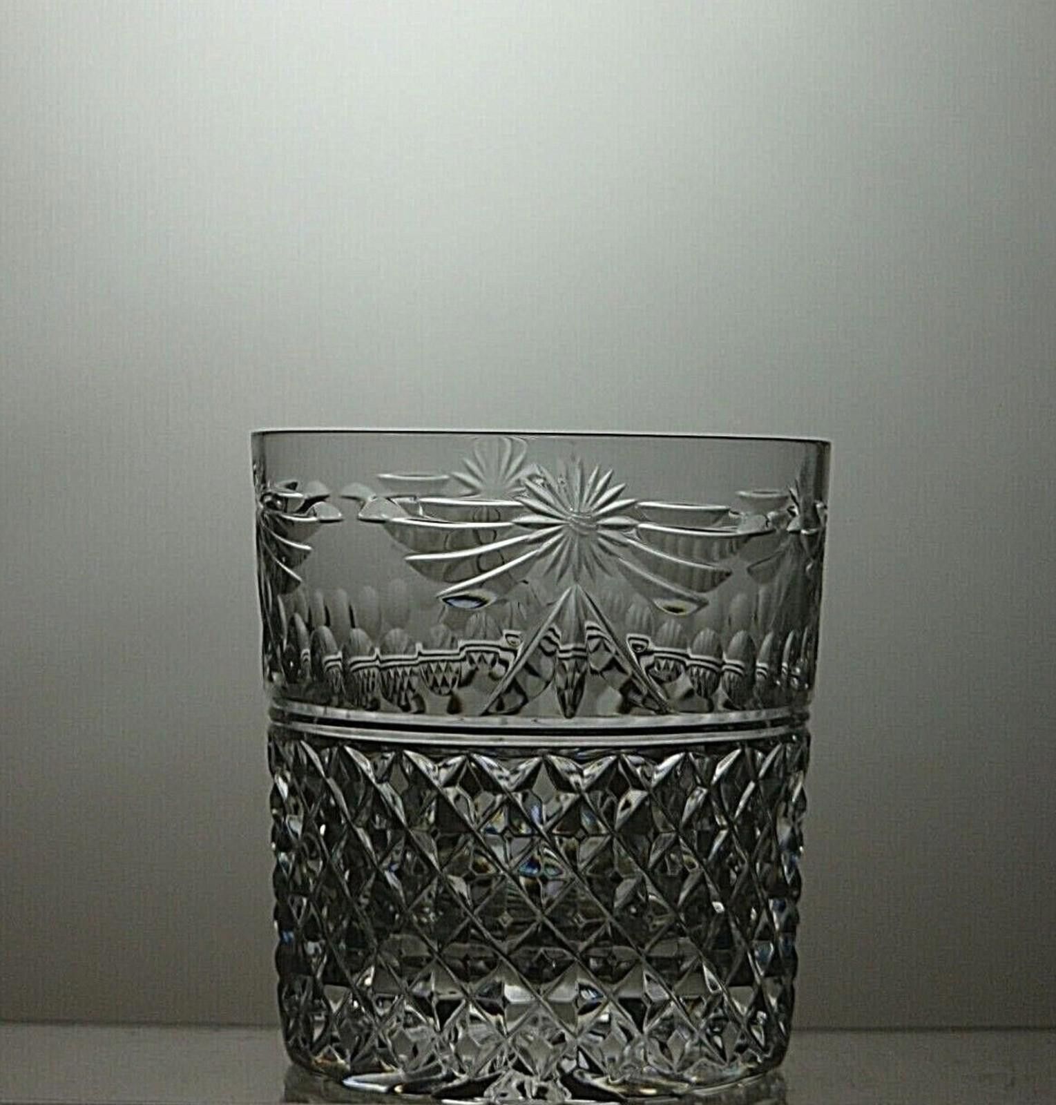 Starter Stuart Crystal Beaconsfield Cut Glass Whisky Tumbler 3 2/3" Size ONE SIZE - 2 Thumbnail