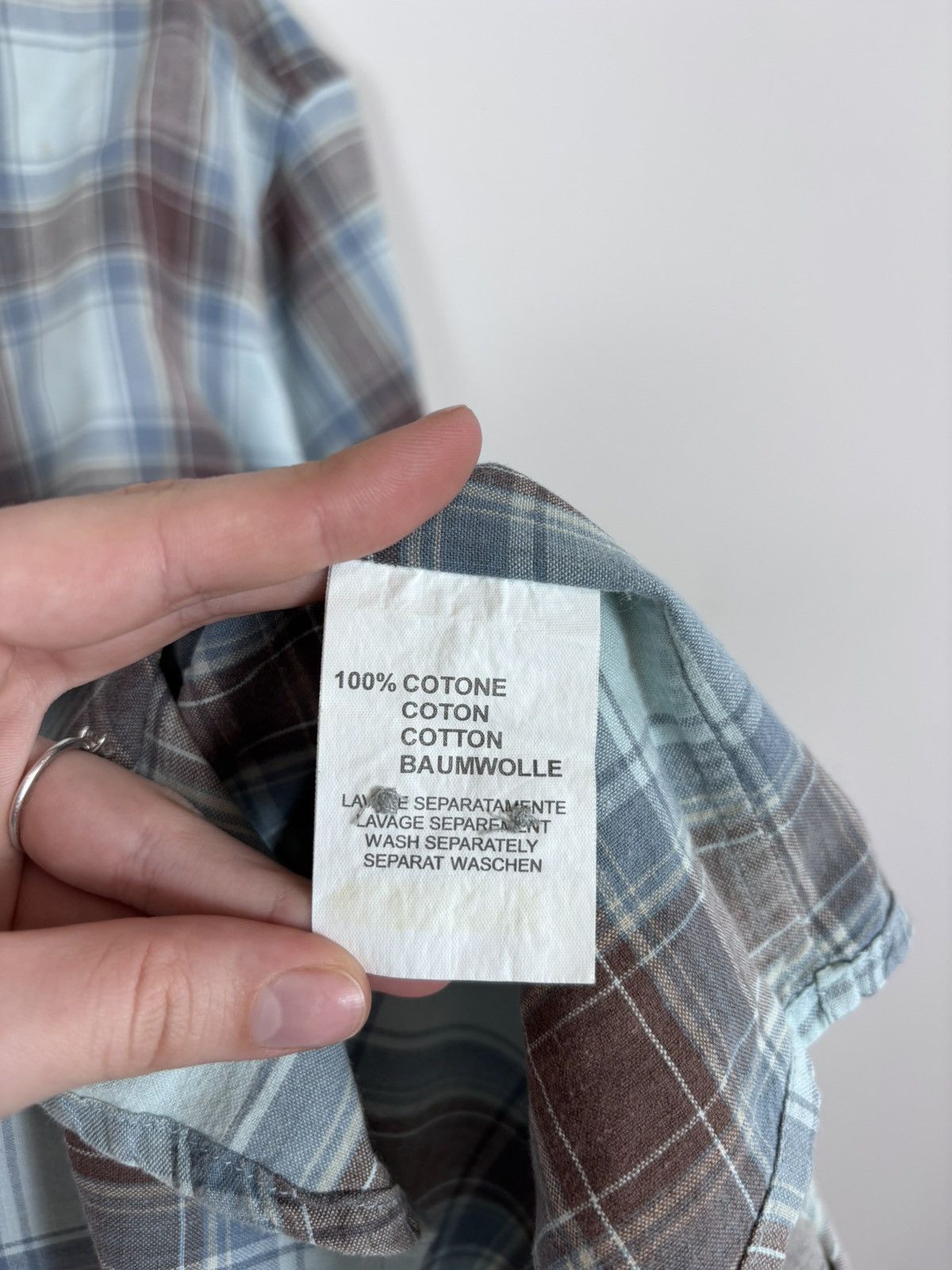 Avirex Vintage Avirex Plaid Check Blue Brown Short Sleeve Shirt Size US XXL / EU 58 / 5 - 12 Thumbnail
