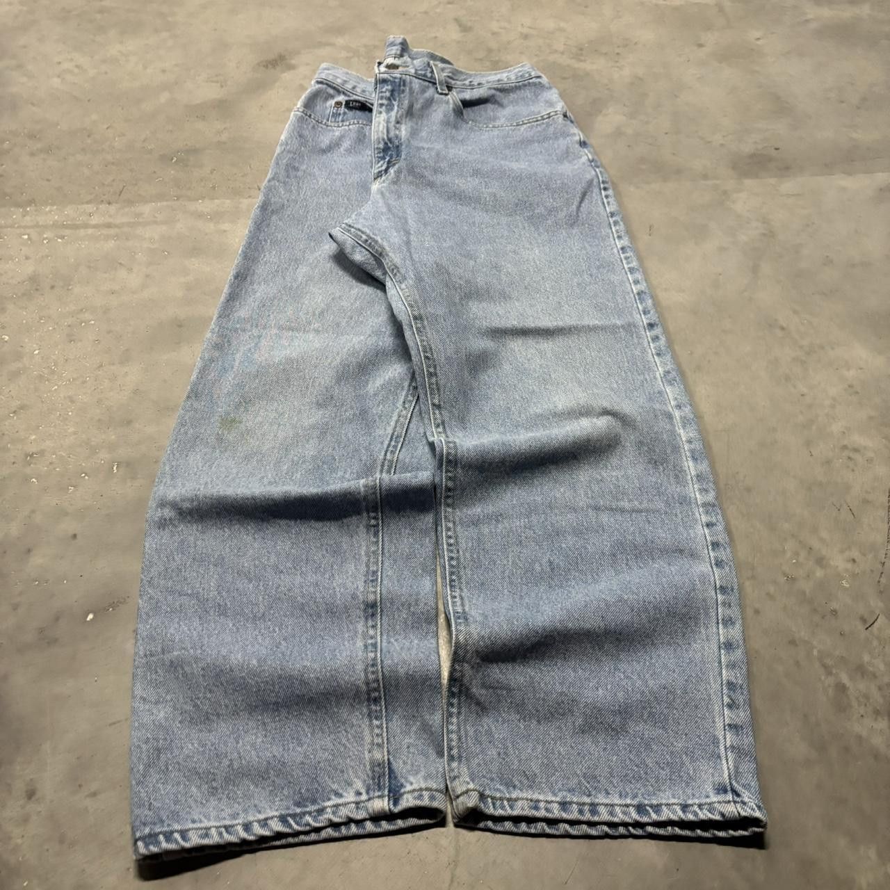 Japanese Brand × Vintage Crazy Vintage Y2K/2000s Light Wash Essential Denim Jeans! Size US 36 / EU 52 - 3 Thumbnail