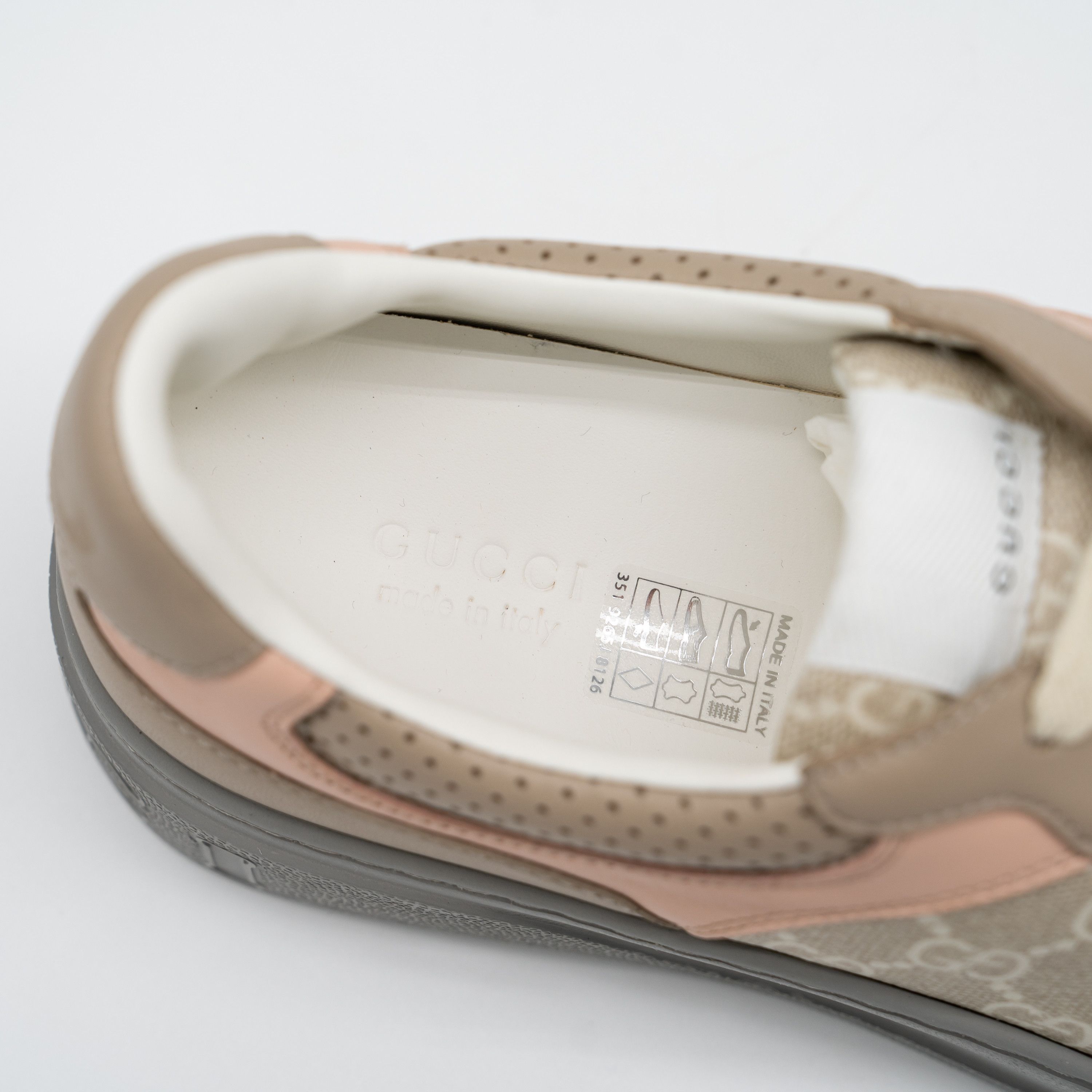 Gucci 10.5us Gucci GG Sneakers Oatmeal Pink Beige Leather Chunky B Size US 10.5 / IT 40.5 - 10 Thumbnail