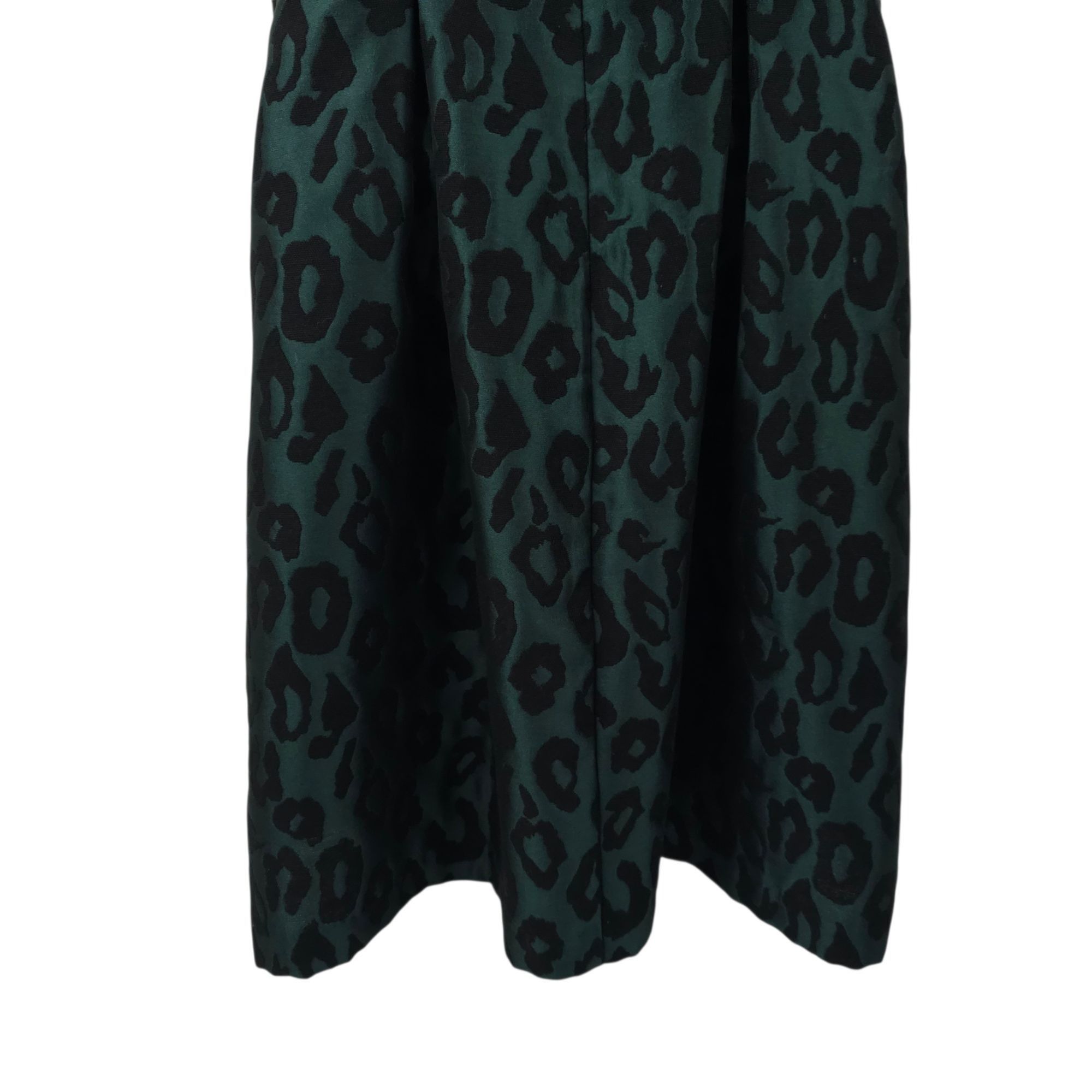Loft Ann Taylor Loft Leopard Print Jacquard Fit & Flare Dress 4 Size S / US 4 / IT 40 - 15 Thumbnail