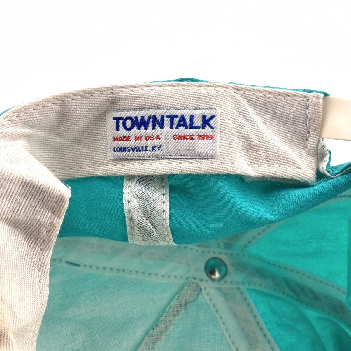 Vintage Vtg Town Talk Santa Clara SCG&T Teal Rope Hat Snapback Cap Size ONE SIZE - 6 Thumbnail