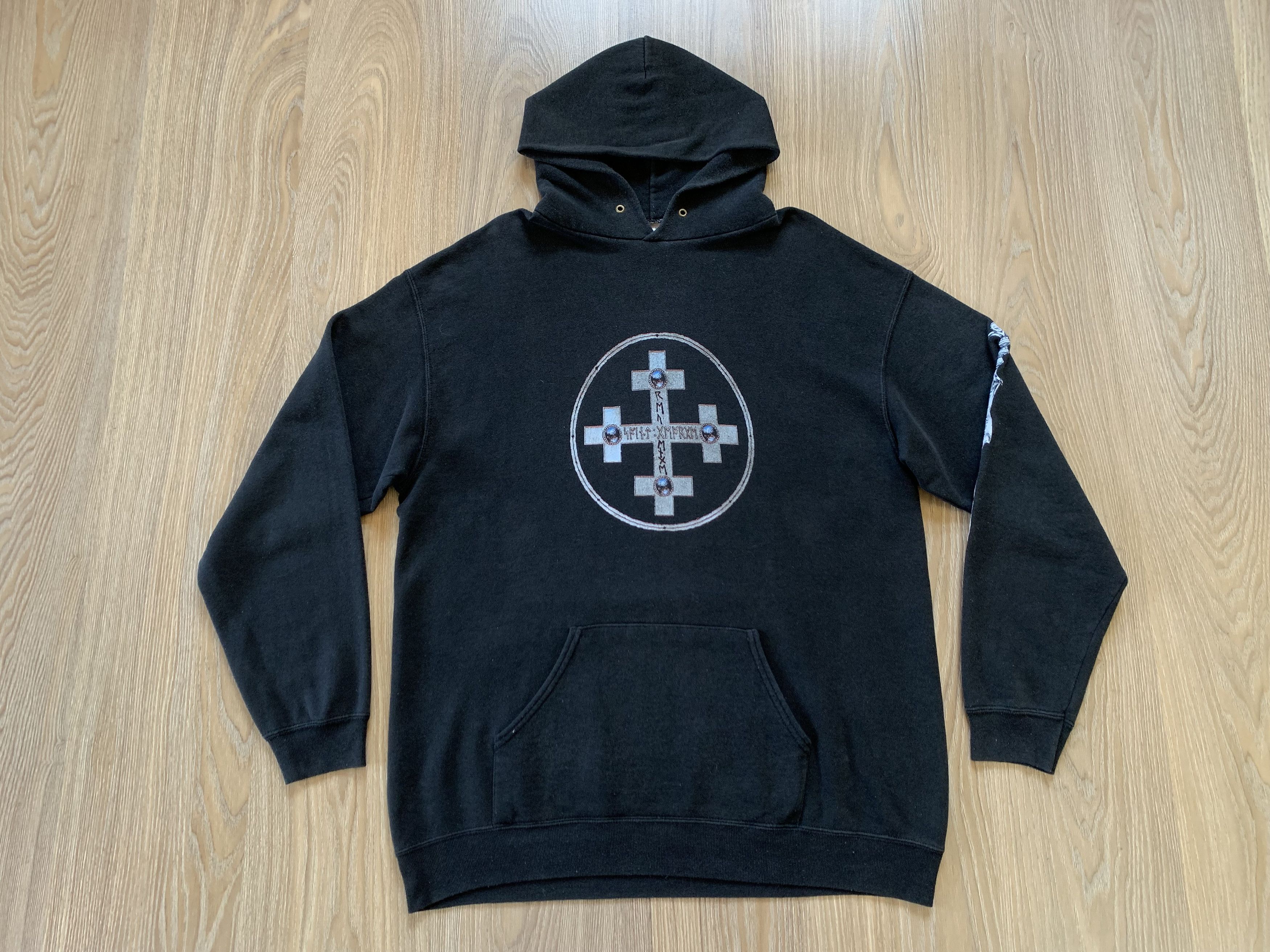 Fruit Of The Loom × Vintage Vintage Bete Noire Black Cotton Hoodie Size US XL / EU 56 / 4 - 5 Thumbnail