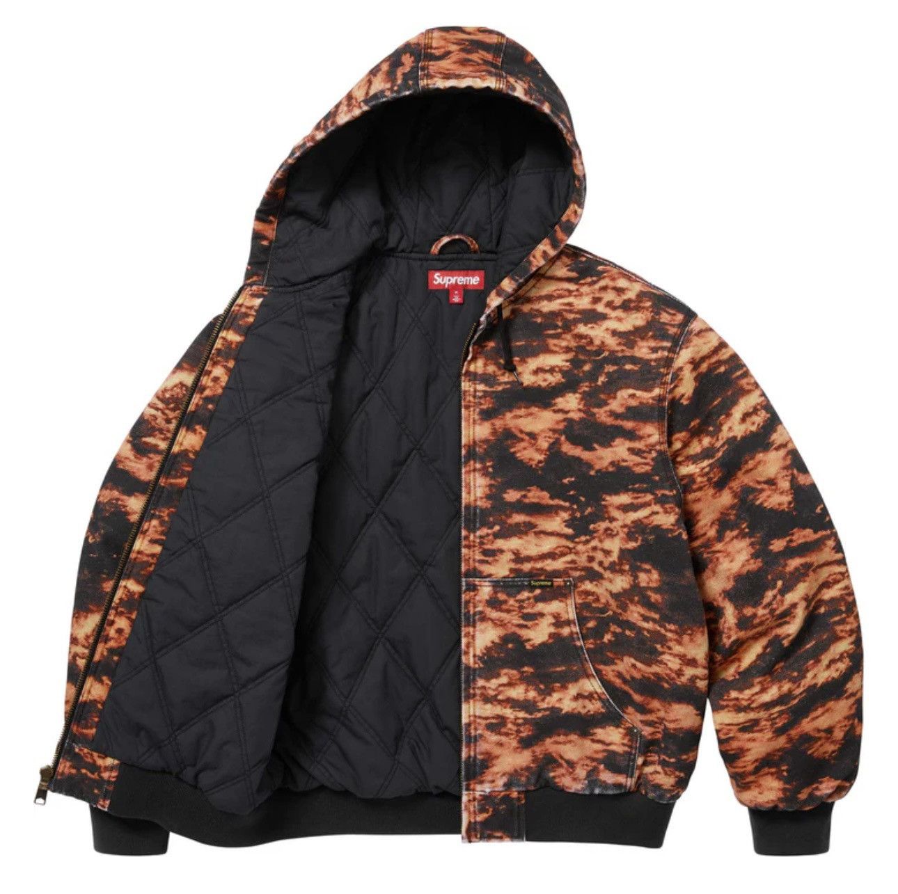 Supreme Supreme AOl Embroidered Hooded Work Jacket Size US L / EU 52-54 / 3 - 4 Thumbnail