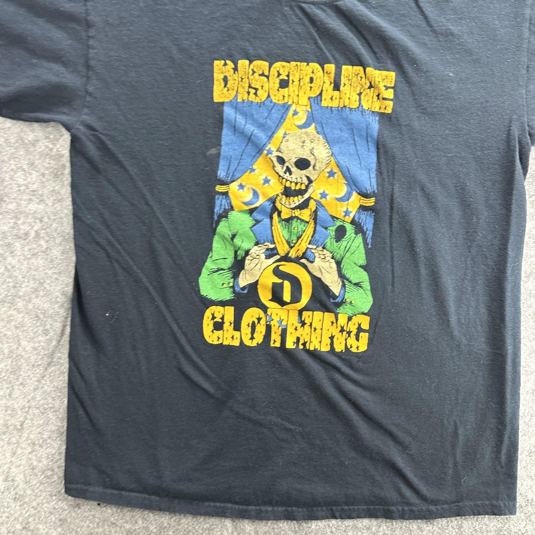Gildan VINTAGE Gildan T-Shirt Men Medium Black Skeleton Graphic Punk Music 90s Retro Size US M / EU 48-50 / 2 - 4 Thumbnail