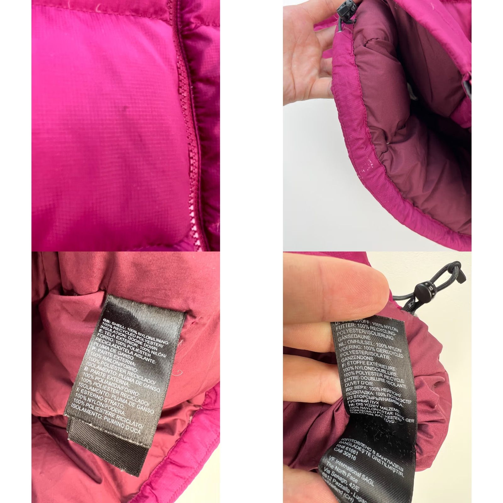 The North Face VINTAGE The North Face 700 Nuptse Puffer Vest Pink Womens M Shirt Vest Pink Womens 90s? Size M / US 6-8 / IT 42-44 - 8 Thumbnail