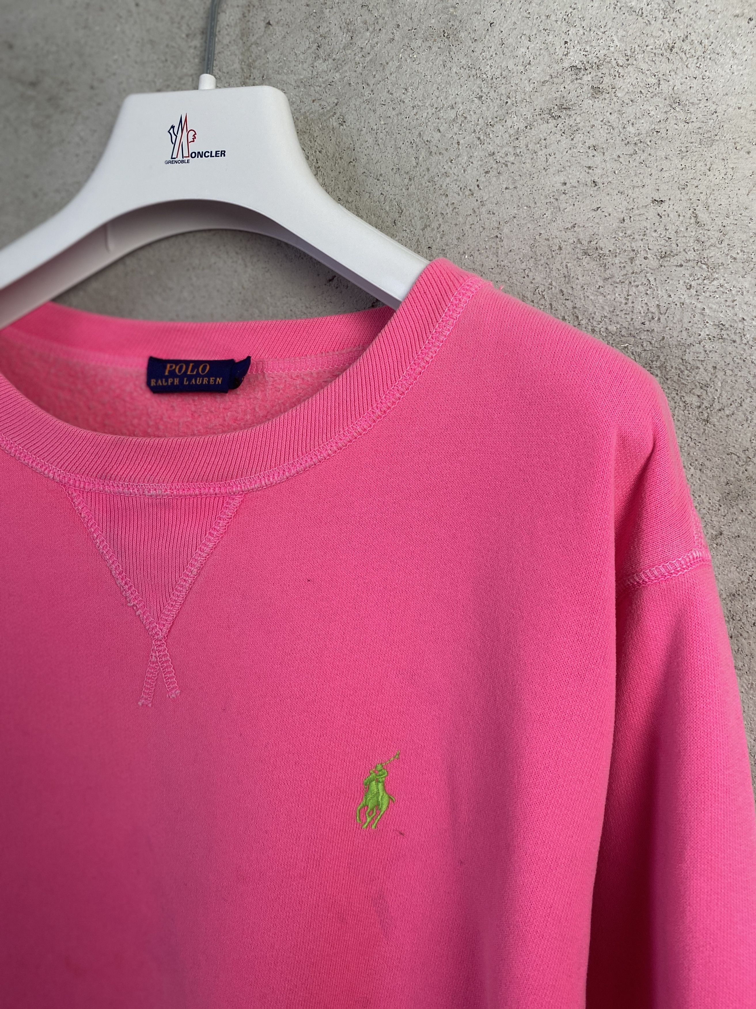 Polo Ralph Lauren Polo Ralph Lauren small pony sweatshirt crewneck neon Size XL / US 12-14 / IT 48-50 - 2 Thumbnail