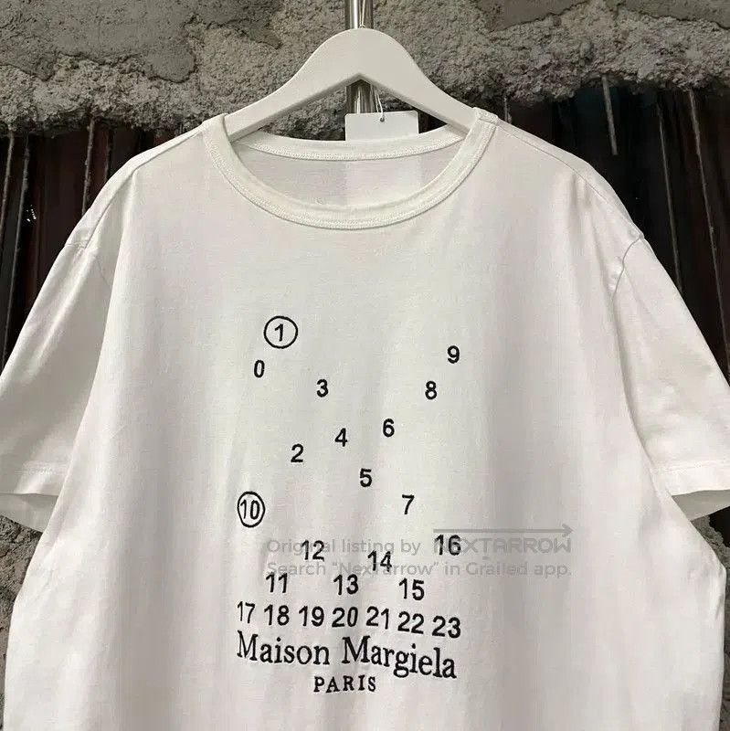 Maison Margiela Maison Margiela White Cotton Short Sleeve T-Shirt . Size M / US 6-8 / IT 42-44 - 3 Thumbnail