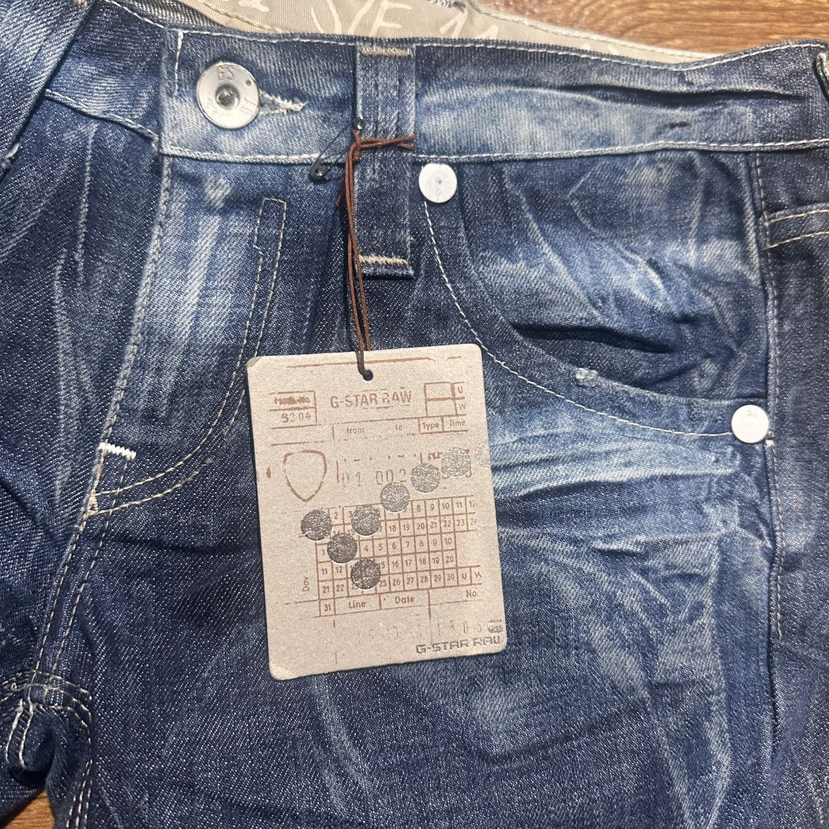 G-Star G STAR RAW 3301 Faded Dark Wash Jeans Size 32 Size 24" / US 00 / IT 34 - 6 Thumbnail
