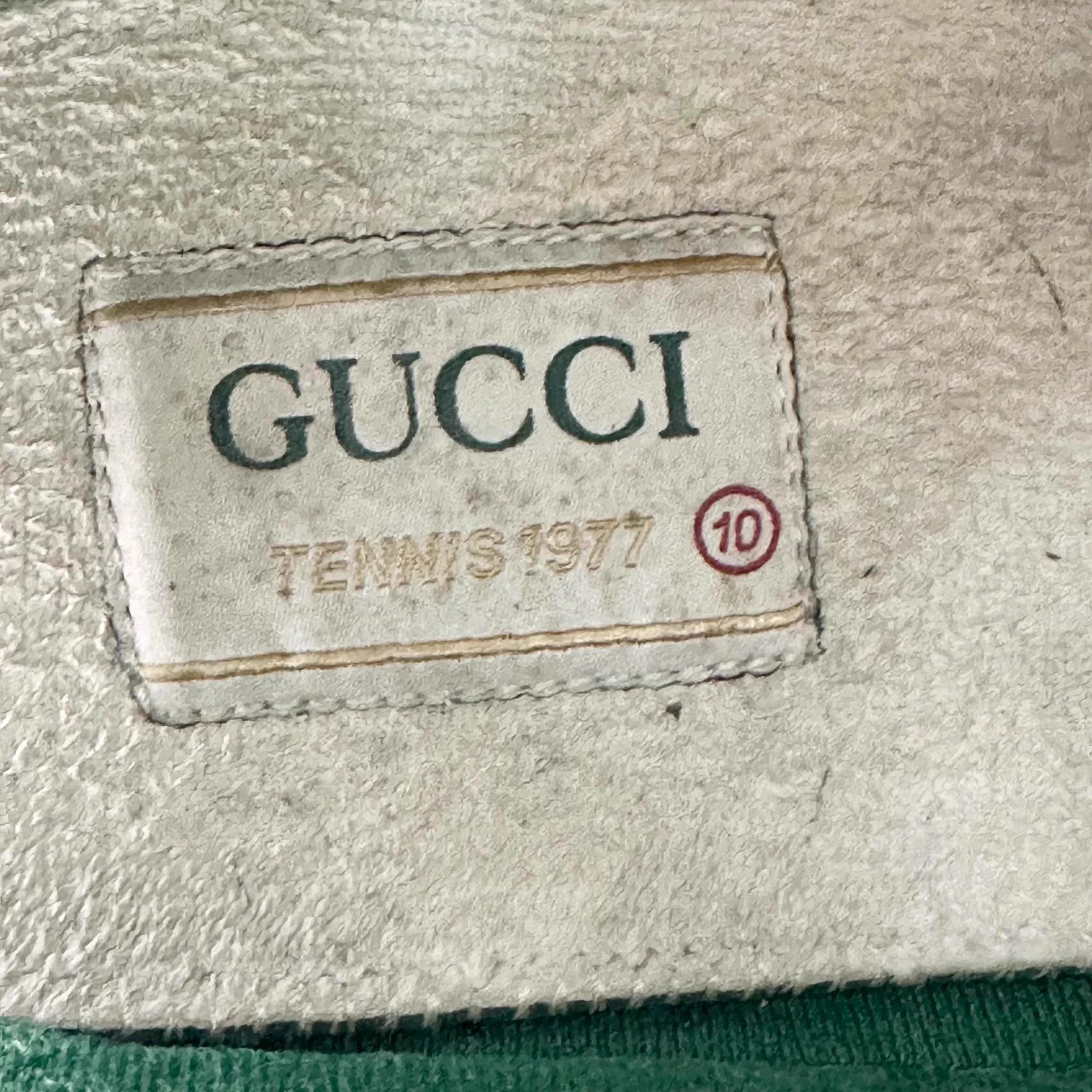 Gucci Gucci 1977 High Top Color Stripe Allover Sneaker 10/44 Size US 11 / EU 44 - 6 Thumbnail