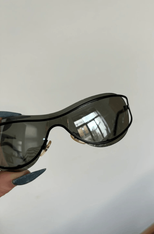 Chanel × Vintage CHANEL Sunglasses 4028 Rimless Rhinestone 4017 Vintage Size ONE SIZE - 5 Thumbnail