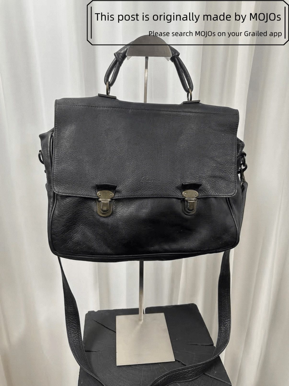 Yohji Yamamoto Yohji Yamamoto Y's Company Limited Leather Bag mojos190 Size ONE SIZE - 1 Thumbnail