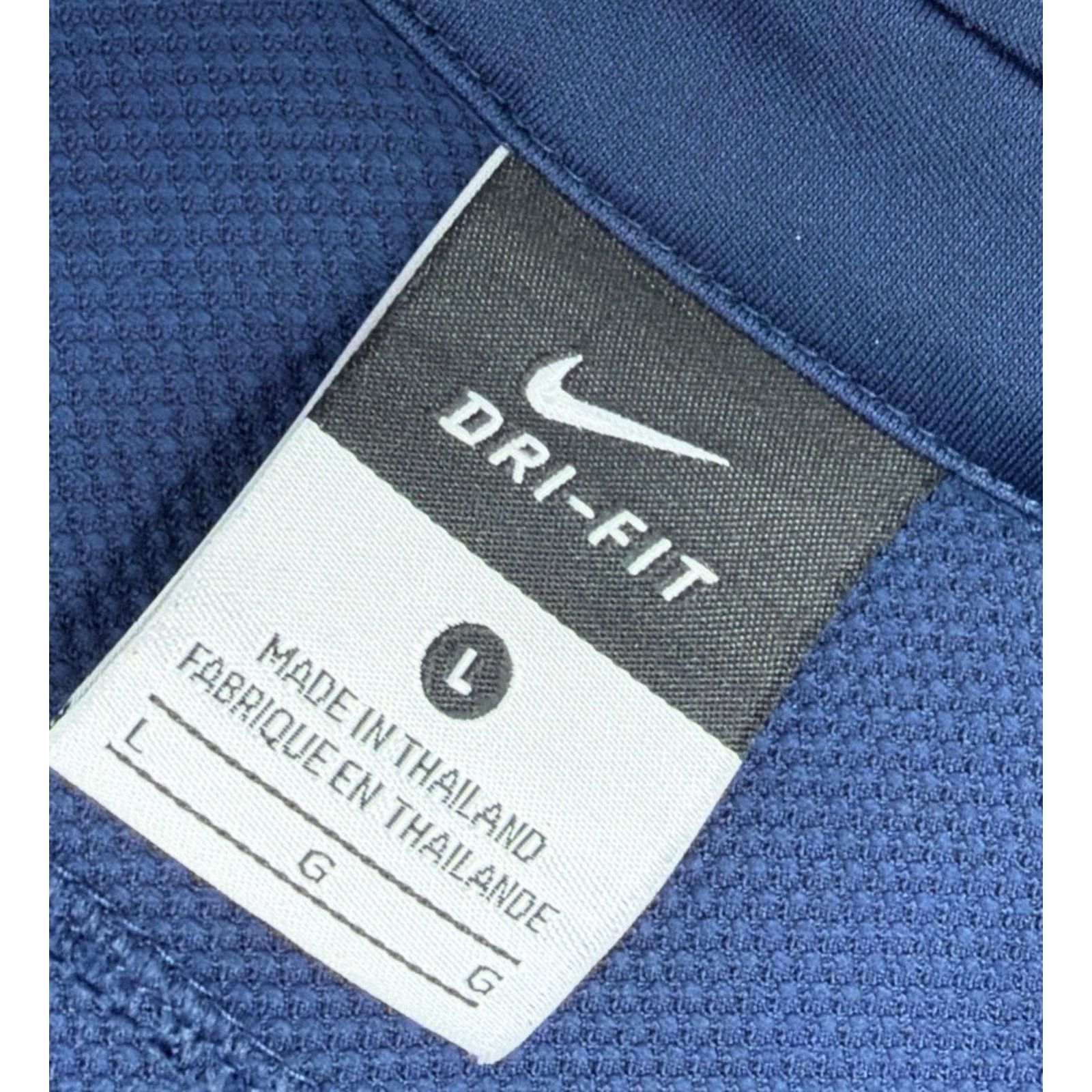 Nike Men's Nike Authentic Futbol Soccer Blue Polo Shirt Size L 61 Size US L / EU 52-54 / 3 - 4 Thumbnail