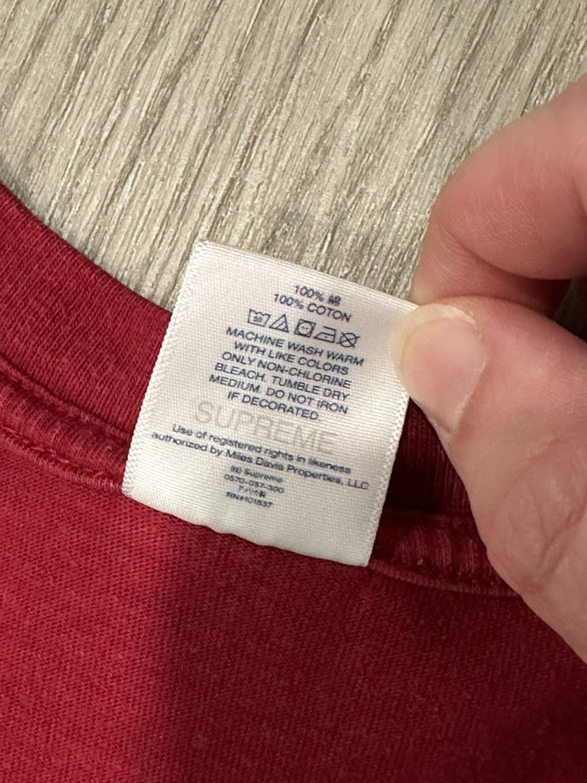 Supreme Supreme Miles Davis T-Shirt Size US L / EU 52-54 / 3 - 4 Thumbnail