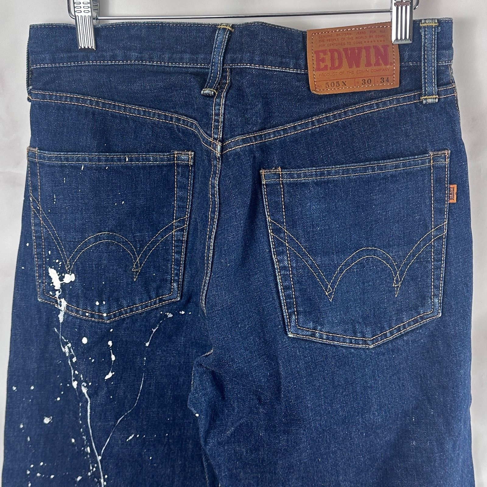 Edwin Selvedge Japanese 505X Denim Size US 30 / EU 46 - 7 Thumbnail