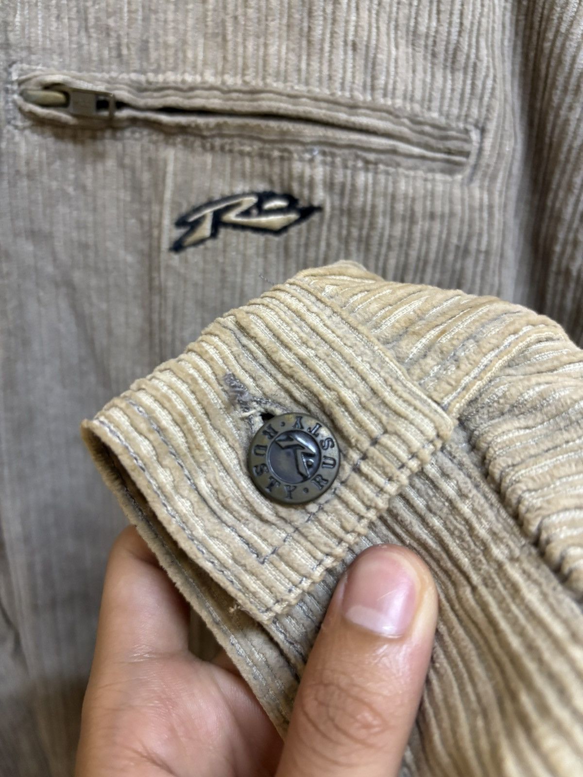 Quiksilver Vintage 90s Rusty Surf Corduroy Jacket Surfing Skateboard Size US L / EU 52-54 / 3 - 8 Thumbnail