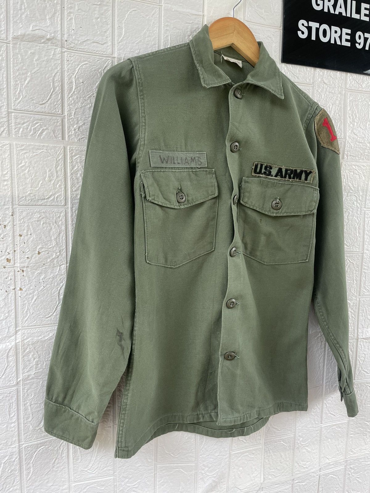Japanese Brand Vintage U.s Army Long Sleeve Shirt Size US S / EU 44-46 / 1 - 4 Thumbnail