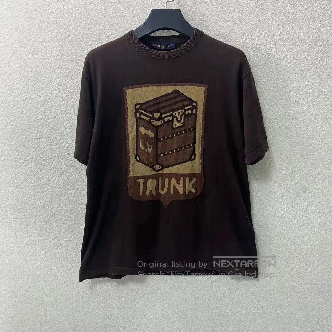 Louis Vuitton Louis Vuitton TRUNK Graphic Knit T. Size US L / EU 52-54 / 3 - 1 Thumbnail