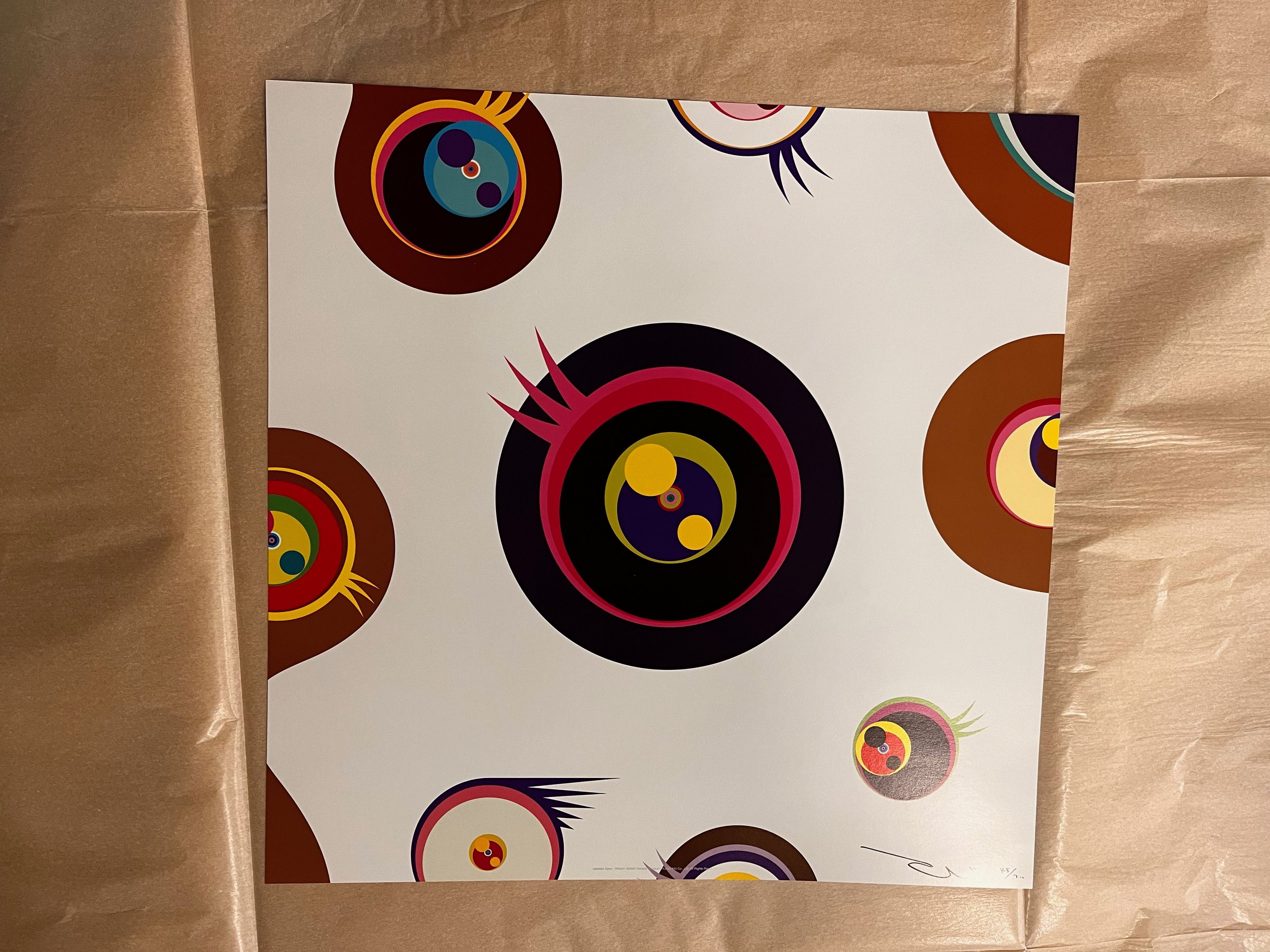 Japanese Brand Takashi Murakami Jellyfish Eyes White 1 Size ONE SIZE - 4 Thumbnail