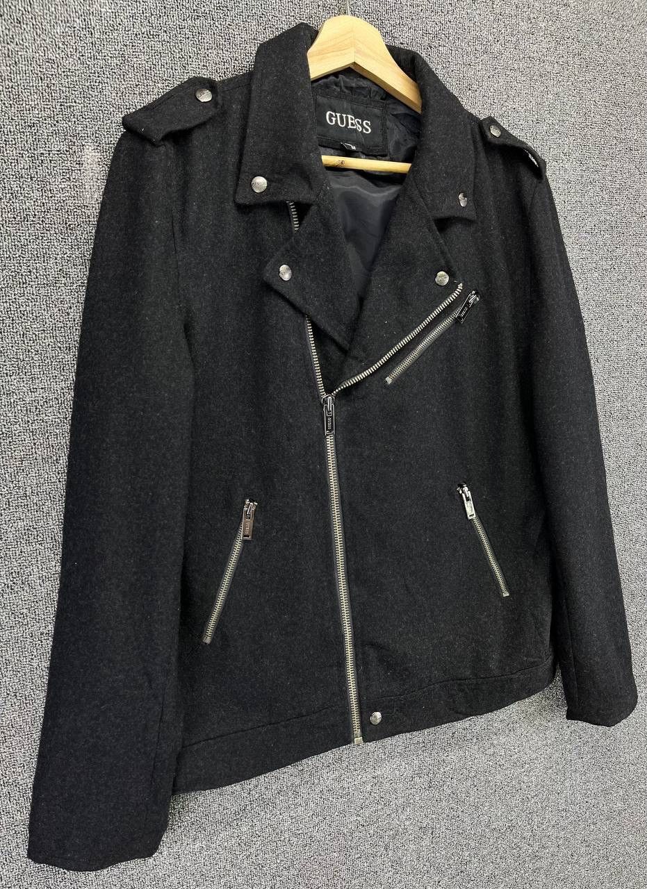 Guess Vintage Guess Punk Style Wool Jacket Size M / US 6-8 / IT 42-44 - 2 Thumbnail