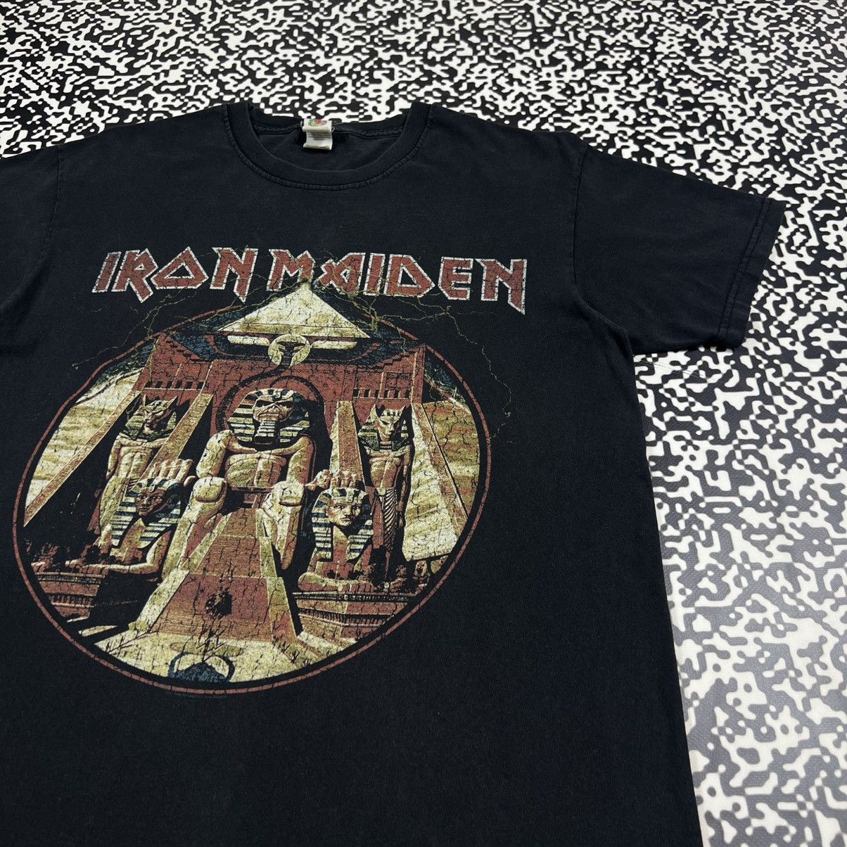 Iron Maiden Vintage Y2K Iron Maiden Faded Band Rock Style Tour T-shirt Size US M / EU 48-50 / 2 - 6 Thumbnail
