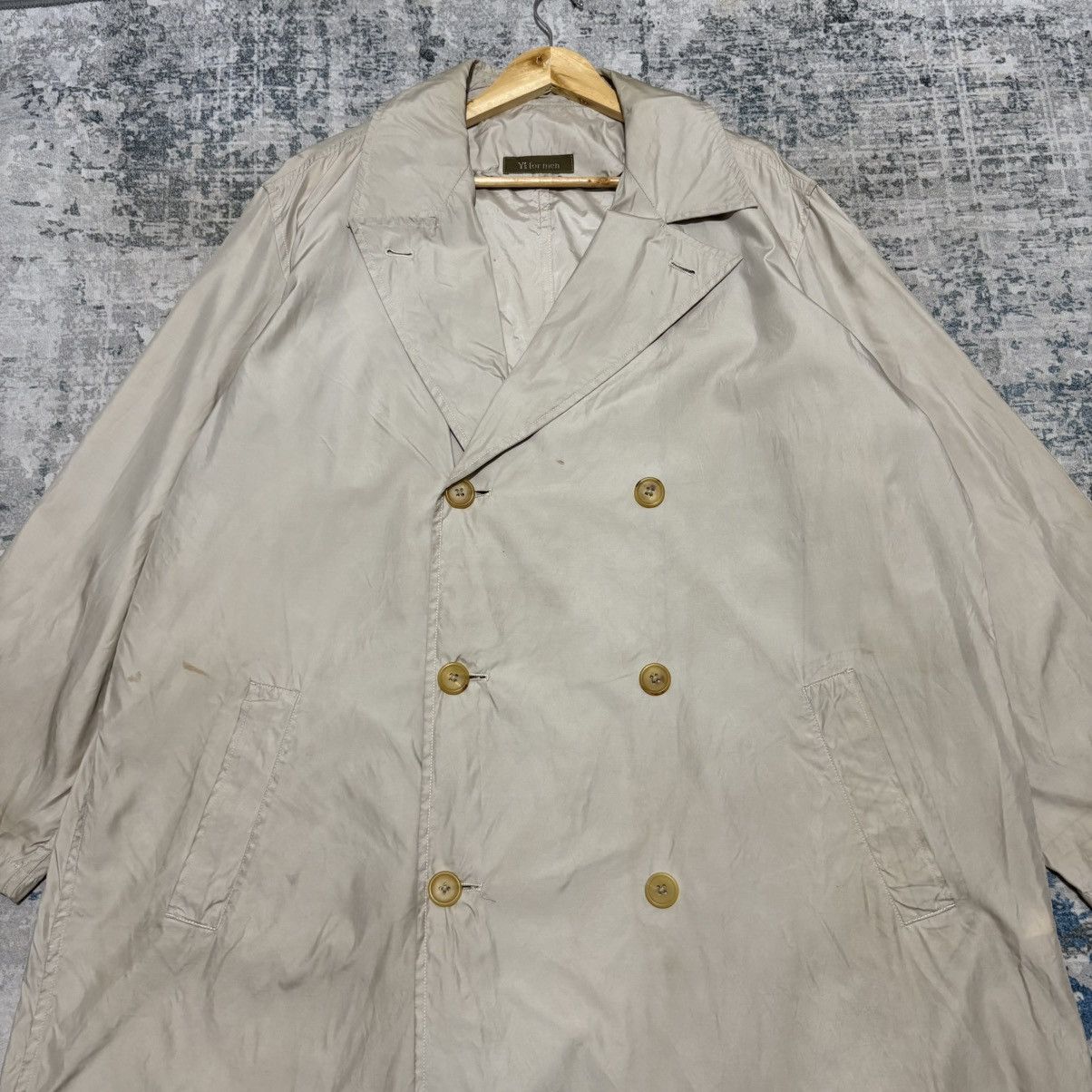 Yohji Yamamoto Vintage 90s Y's for Men yohji yamamoto light trench coat Size US L / EU 52-54 / 3 - 2 Thumbnail