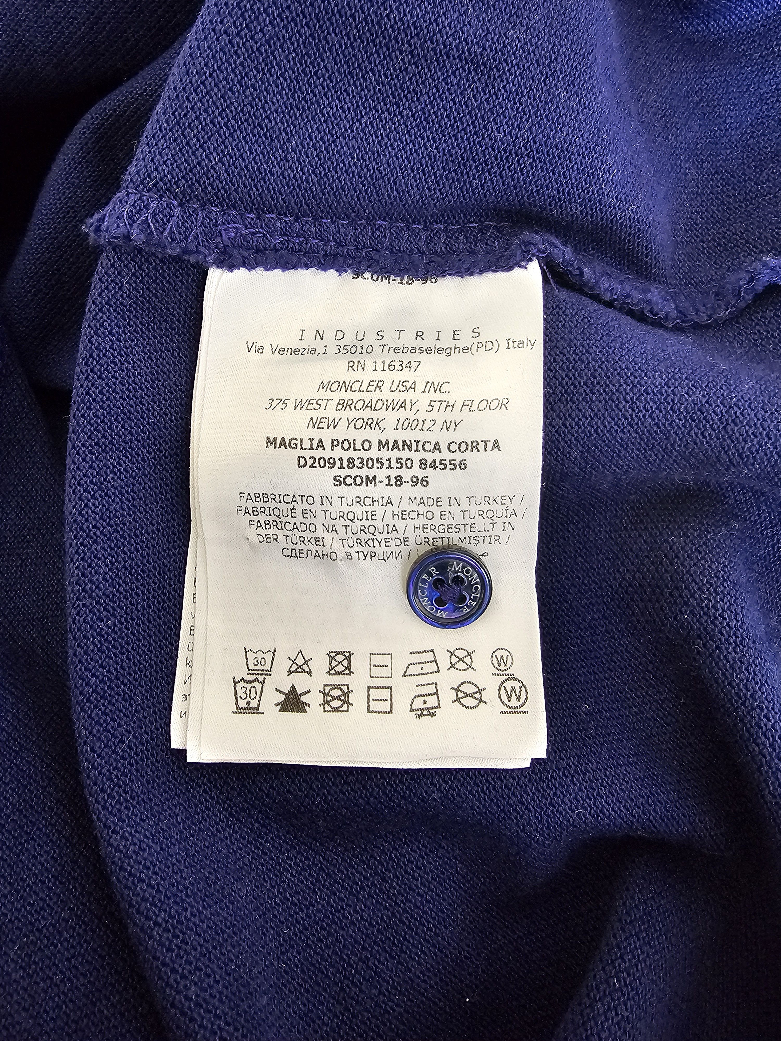 Moncler Moncler men's polo shirts size XL like L Size US XL / EU 56 / 4 - 7 Thumbnail